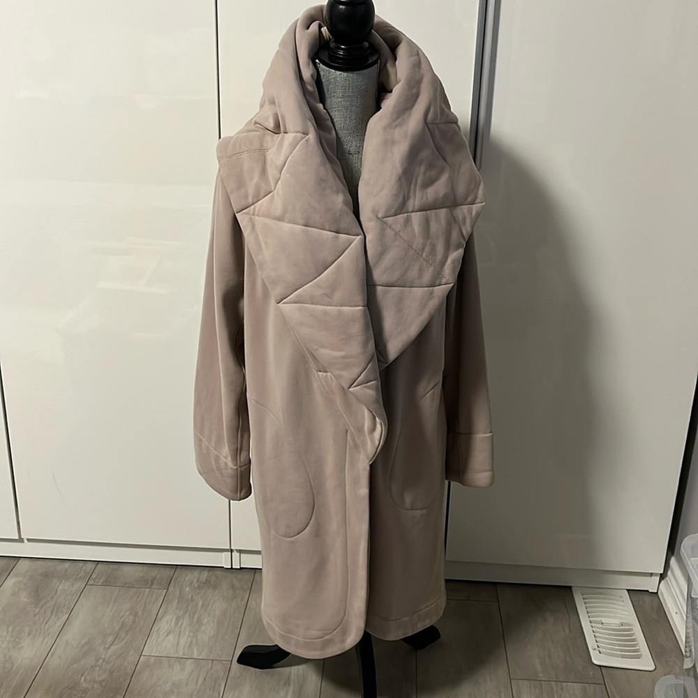 BAGATELLE NWOT Quilted Drape Open Cardigan Jacket, Size M/L